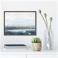 Picture of Slow Waters Blue _GroupedProduct_Rectangle_Landscape_Canvas_Framed_