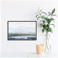 Picture of Slow Waters Blue _GroupedProduct_Rectangle_Landscape_Canvas_Framed_