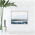 Picture of Slow Waters Blue _GroupedProduct_Rectangle_Landscape_Canvas_Framed_