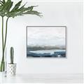 Picture of Slow Waters Blue _GroupedProduct_Rectangle_Landscape_Canvas_Framed_