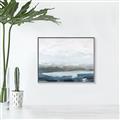 Picture of Slow Waters Blue _GroupedProduct_Rectangle_Landscape_Canvas_Framed_
