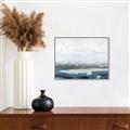 Picture of Slow Waters Blue _GroupedProduct_Rectangle_Landscape_Canvas_Framed_