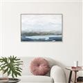 Picture of Slow Waters Blue _GroupedProduct_Rectangle_Landscape_Canvas_Framed_