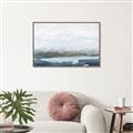 Picture of Slow Waters Blue _GroupedProduct_Rectangle_Landscape_Canvas_Framed_