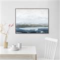Picture of Slow Waters Blue _GroupedProduct_Rectangle_Landscape_Canvas_Framed_