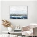 Picture of Slow Waters Blue _GroupedProduct_Rectangle_Landscape_Canvas_Framed_