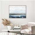 Picture of Slow Waters Blue _GroupedProduct_Rectangle_Landscape_Canvas_Framed_