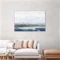Picture of Slow Waters Blue _GroupedProduct_Rectangle_Landscape_Canvas_Framed_