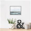 Picture of Slow Waters Teal  _GroupedProduct_Rectangle_Landscape_Canvas_Framed_