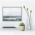 Picture of Slow Waters Teal  _GroupedProduct_Rectangle_Landscape_Canvas_Framed_