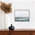 Picture of Slow Waters Teal  _GroupedProduct_Rectangle_Landscape_Canvas_Framed_