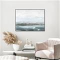 Picture of Slow Waters Teal  _GroupedProduct_Rectangle_Landscape_Canvas_Framed_