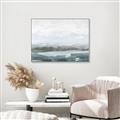 Picture of Slow Waters Teal  _GroupedProduct_Rectangle_Landscape_Canvas_Framed_
