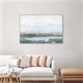 Picture of Slow Waters Teal  _GroupedProduct_Rectangle_Landscape_Canvas_Framed_