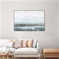 Picture of Slow Waters Teal  _GroupedProduct_Rectangle_Landscape_Canvas_Framed_