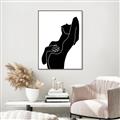 Picture of Hold a Pose I _GroupedProduct_Rectangle_Portrait_Canvas_Framed_