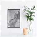 Picture of Hold a Pose Gray _GroupedProduct_Rectangle_Portrait_Canvas_Framed_