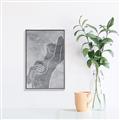 Picture of Hold a Pose Gray _GroupedProduct_Rectangle_Portrait_Canvas_Framed_