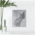 Picture of Hold a Pose Gray _GroupedProduct_Rectangle_Portrait_Canvas_Framed_