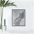 Picture of Hold a Pose Gray _GroupedProduct_Rectangle_Portrait_Canvas_Framed_