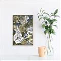 Picture of Detailed Floral in Color  _GroupedProduct_Rectangle_Portrait_Canvas_Framed_
