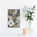 Picture of Detailed Floral in Color  _GroupedProduct_Rectangle_Portrait_Canvas_Framed_