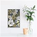 Picture of Detailed Floral in Color  _GroupedProduct_Rectangle_Portrait_Canvas_Framed_