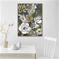 Picture of Detailed Floral in Color  _GroupedProduct_Rectangle_Portrait_Canvas_Framed_