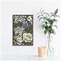 Picture of Detailed Floral in Color  _GroupedProduct_Rectangle_Portrait_Canvas_Framed_