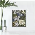 Picture of Detailed Floral in Color  _GroupedProduct_Rectangle_Portrait_Canvas_Framed_