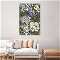 Picture of Detailed Floral in Color  _GroupedProduct_Rectangle_Portrait_Canvas_Framed_
