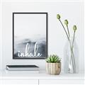 Picture of Inhale Waves _GroupedProduct_Rectangle_Portrait_Canvas_Framed_