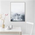 Picture of Inhale Waves _GroupedProduct_Rectangle_Portrait_Canvas_Framed_