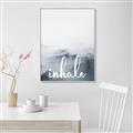 Picture of Inhale Waves _GroupedProduct_Rectangle_Portrait_Canvas_Framed_