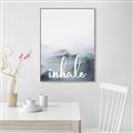 Picture of Inhale Waves _GroupedProduct_Rectangle_Portrait_Canvas_Framed_