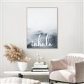 Picture of Inhale Waves _GroupedProduct_Rectangle_Portrait_Canvas_Framed_