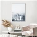 Picture of Inhale Waves _GroupedProduct_Rectangle_Portrait_Canvas_Framed_