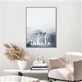 Picture of Inhale Waves _GroupedProduct_Rectangle_Portrait_Canvas_Framed_