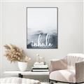 Picture of Inhale Waves _GroupedProduct_Rectangle_Portrait_Canvas_Framed_