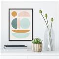 Picture of Pastel Modern I  _GroupedProduct_Rectangle_Portrait_Canvas_Framed_