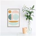 Picture of Pastel Modern I  _GroupedProduct_Rectangle_Portrait_Canvas_Framed_
