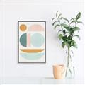 Picture of Pastel Modern I  _GroupedProduct_Rectangle_Portrait_Canvas_Framed_