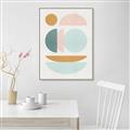 Picture of Pastel Modern I  _GroupedProduct_Rectangle_Portrait_Canvas_Framed_