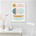 Picture of Pastel Modern I  _GroupedProduct_Rectangle_Portrait_Canvas_Framed_