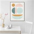Picture of Pastel Modern I  _GroupedProduct_Rectangle_Portrait_Canvas_Framed_