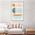 Picture of Pastel Modern I  _GroupedProduct_Rectangle_Portrait_Canvas_Framed_