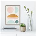 Picture of Pastel Modern II  _GroupedProduct_Rectangle_Portrait_Canvas_Framed_