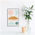 Picture of Pastel Modern II  _GroupedProduct_Rectangle_Portrait_Canvas_Framed_