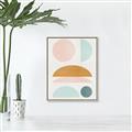 Picture of Pastel Modern II  _GroupedProduct_Rectangle_Portrait_Canvas_Framed_