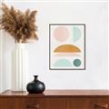Picture of Pastel Modern II  _GroupedProduct_Rectangle_Portrait_Canvas_Framed_